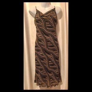 Chiffon Abstract Pattern Dress